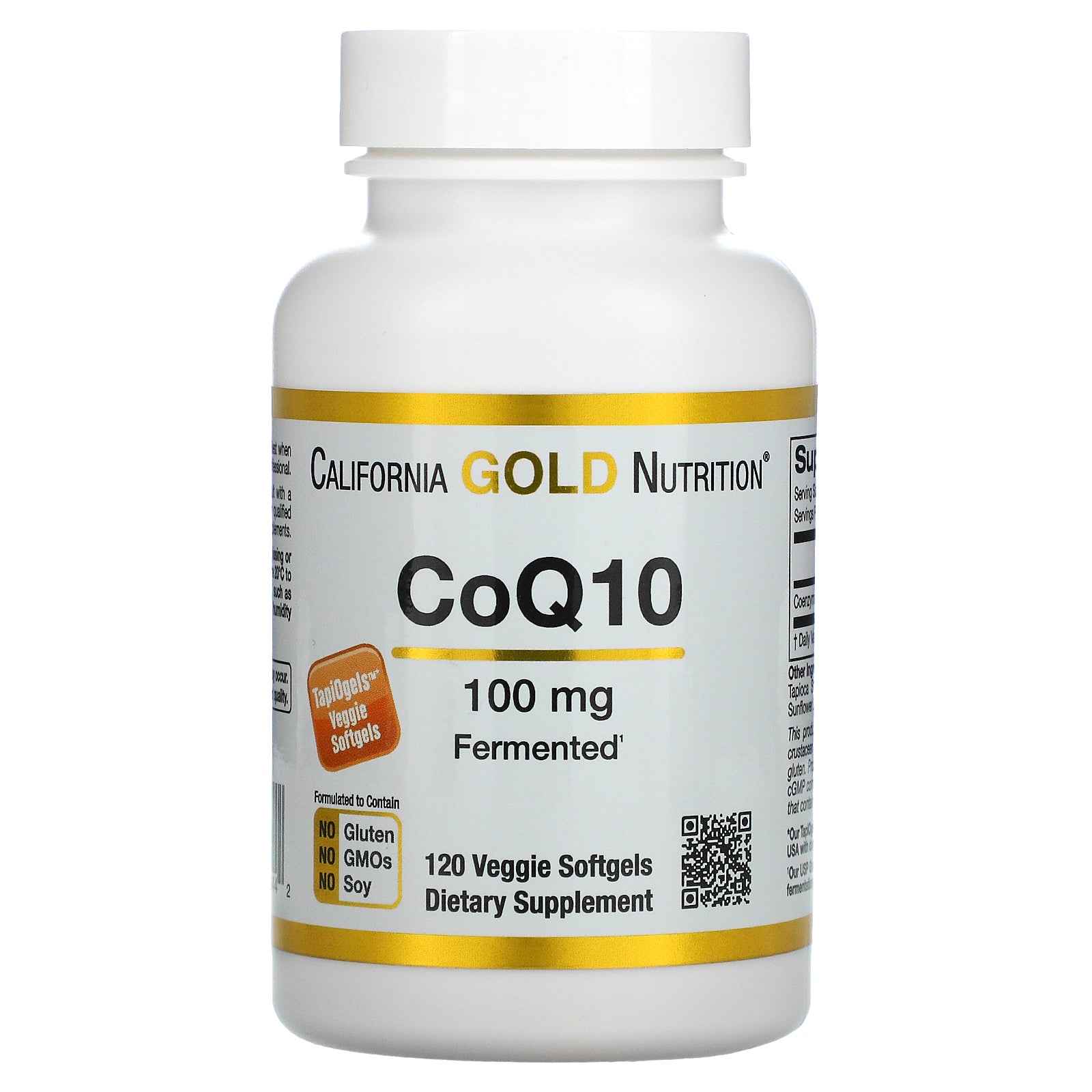 California Gold Nutrition, CoQ10, 100 mg Veggie Softgels