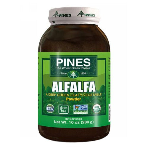 Alfalfa Powder 10 Oz By Pines Wheat Grass