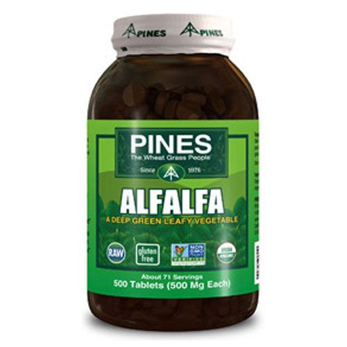 Alfalfa 500 Tab By Pines Wheat Grass