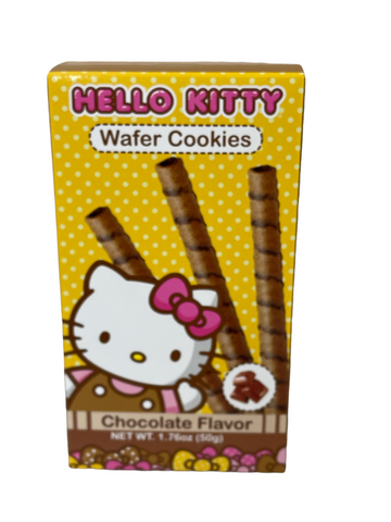 Hello Kitty Wafer Cookies Chocolate Flavor US Seller