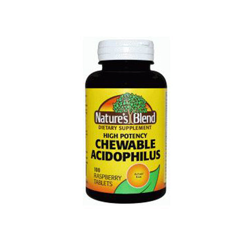 Nature's Blend Acidophilus Chewable 100 Tabs By Nature's Ble