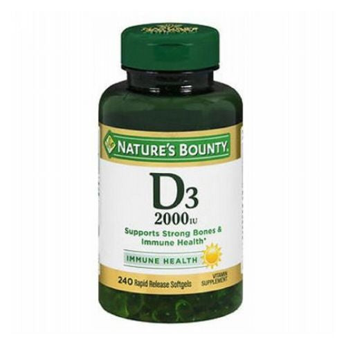 Nature's Bounty Vitamin D3 240 Softgels By Nature's Bounty