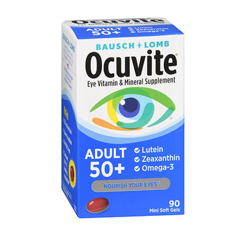 Bausch + Lomb Ocuvite Adult 50+ Eye Vitamin & Mineral 90 Sof