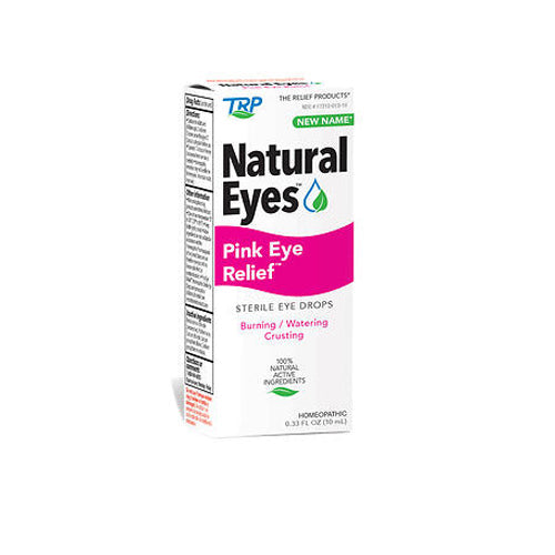 Pink Eye Relief Homeopathic Sterile Eye Drops 0.33 Oz By TRP