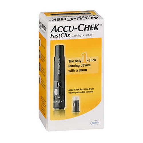 Accu-Chek Fastclix Lancing Device Kit 1 Each By Accu-Chek