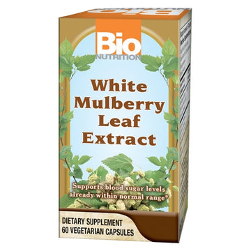 White Mulberry Leaf Extract 60 Veg Caps By Bio Nutrition Inc