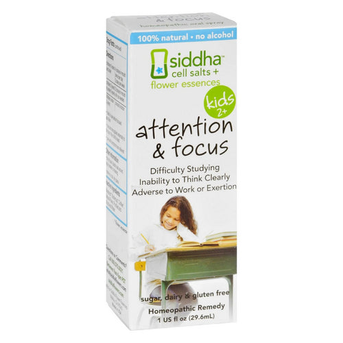 Attention & Focus For Kids 1 Oz By Sidda Flower Essences