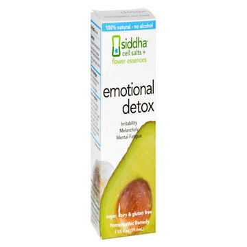 Cells Salts + Flower Essences - Emotional Detox 1 Oz By Sidd