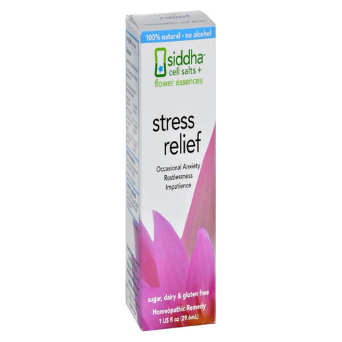 Cells Salts + Flower Essences - Stress Relief 1 Oz By Sidda 