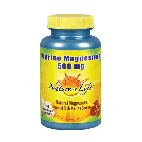 Marine Magnesium 100 Vcaps By Nature's Life