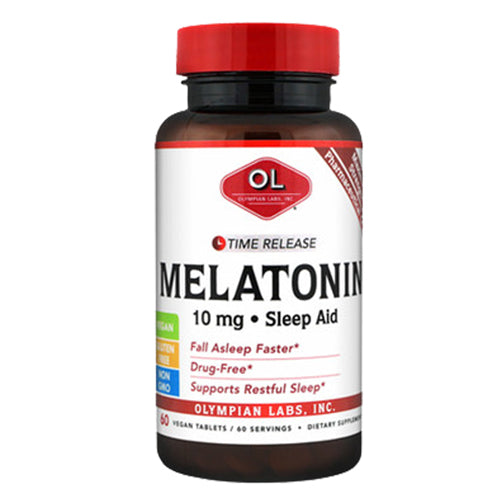 Melatonin Time Release 60 Tabs By Olympian Labs