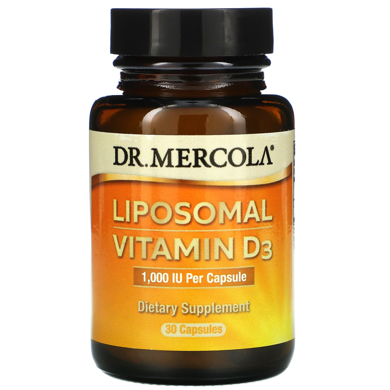 Dr. Mercola, Liposomal Vitamin D3, 1,000 IU, Capsules