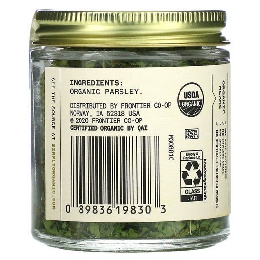 Simply Organic, Single Origin, German Parsley
