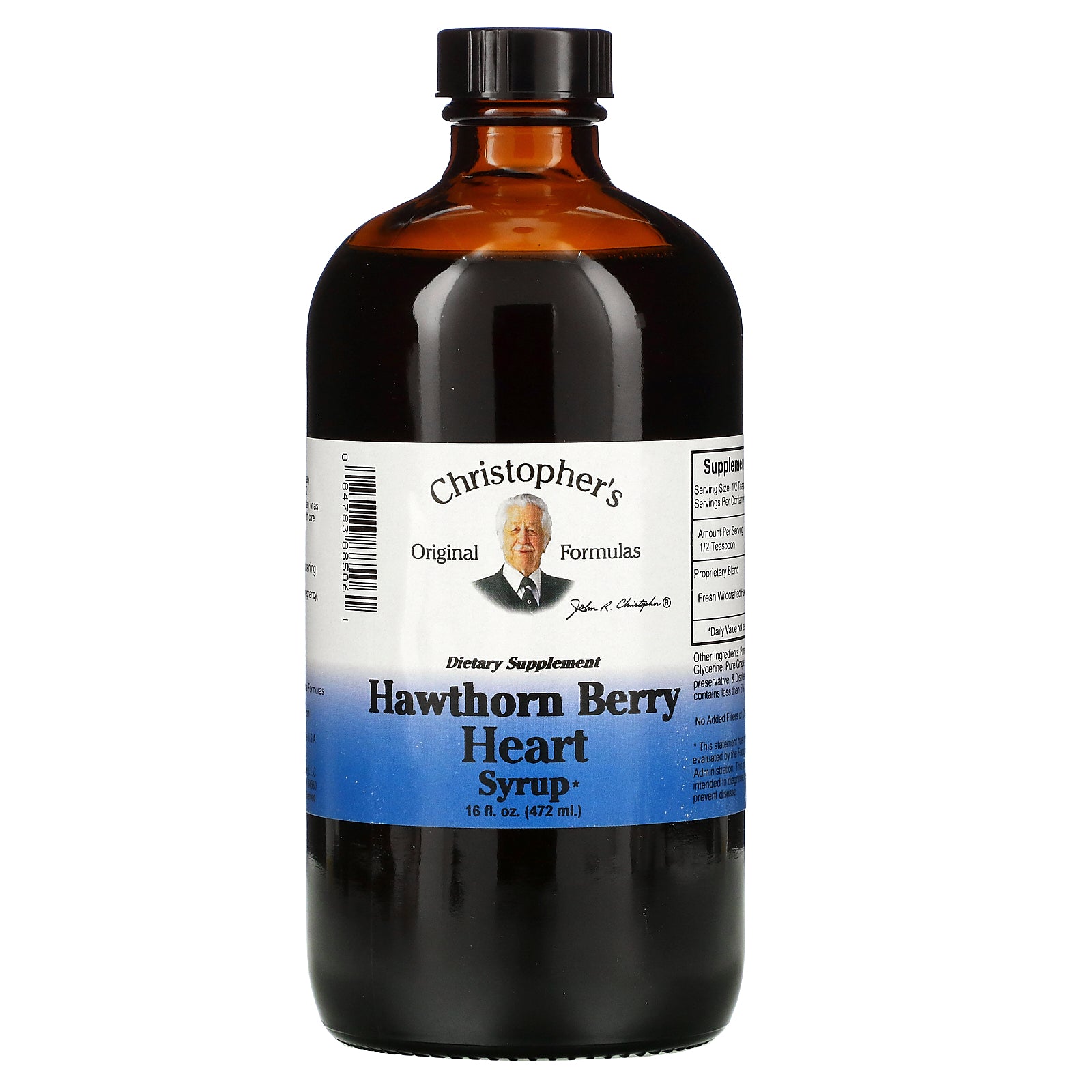 Christopher's Original Formulas, Hawthorn Berry Heart Syrup,  (472 ml)