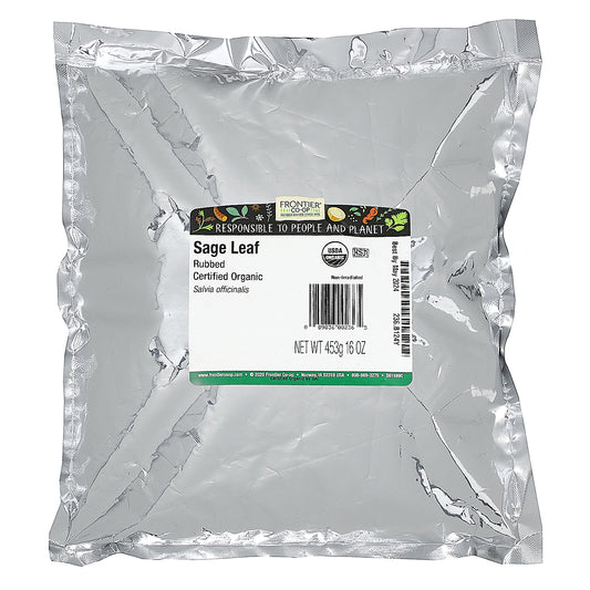 Frontier Co-Op, Organic Rubbed Sage Leaf