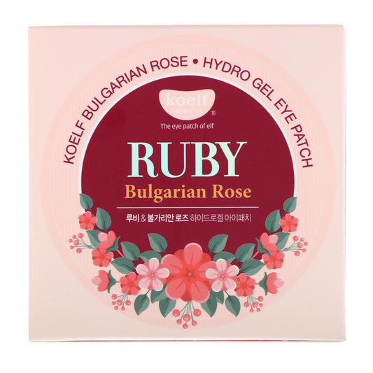 Koelf, Ruby Bulgarian Rose Hydro Gel Eye Patch