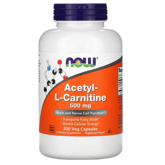 NOW Foods, Acetyl-L-Carnitine, 500 mg