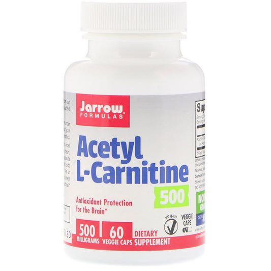Jarrow Formulas, Acetyl L-Carnitine, 500 mg