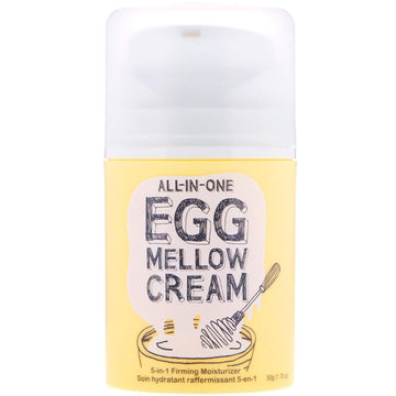 Too Cool for School, All-in-One Egg Mellow Cream, 5-in-1 Firming Moisturizer (50 g)