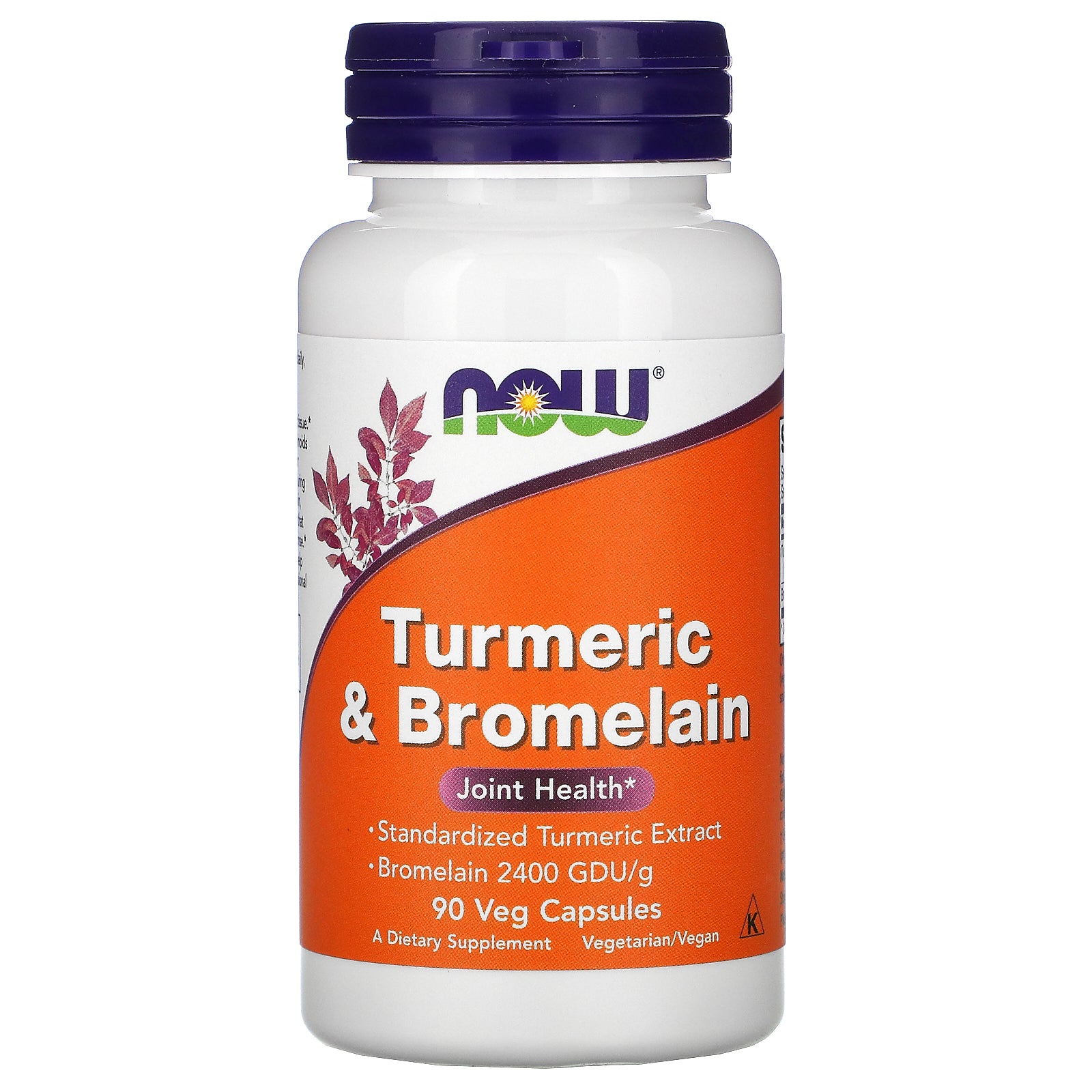 Now Foods, Turmeric & Bromelain Veg Capsules