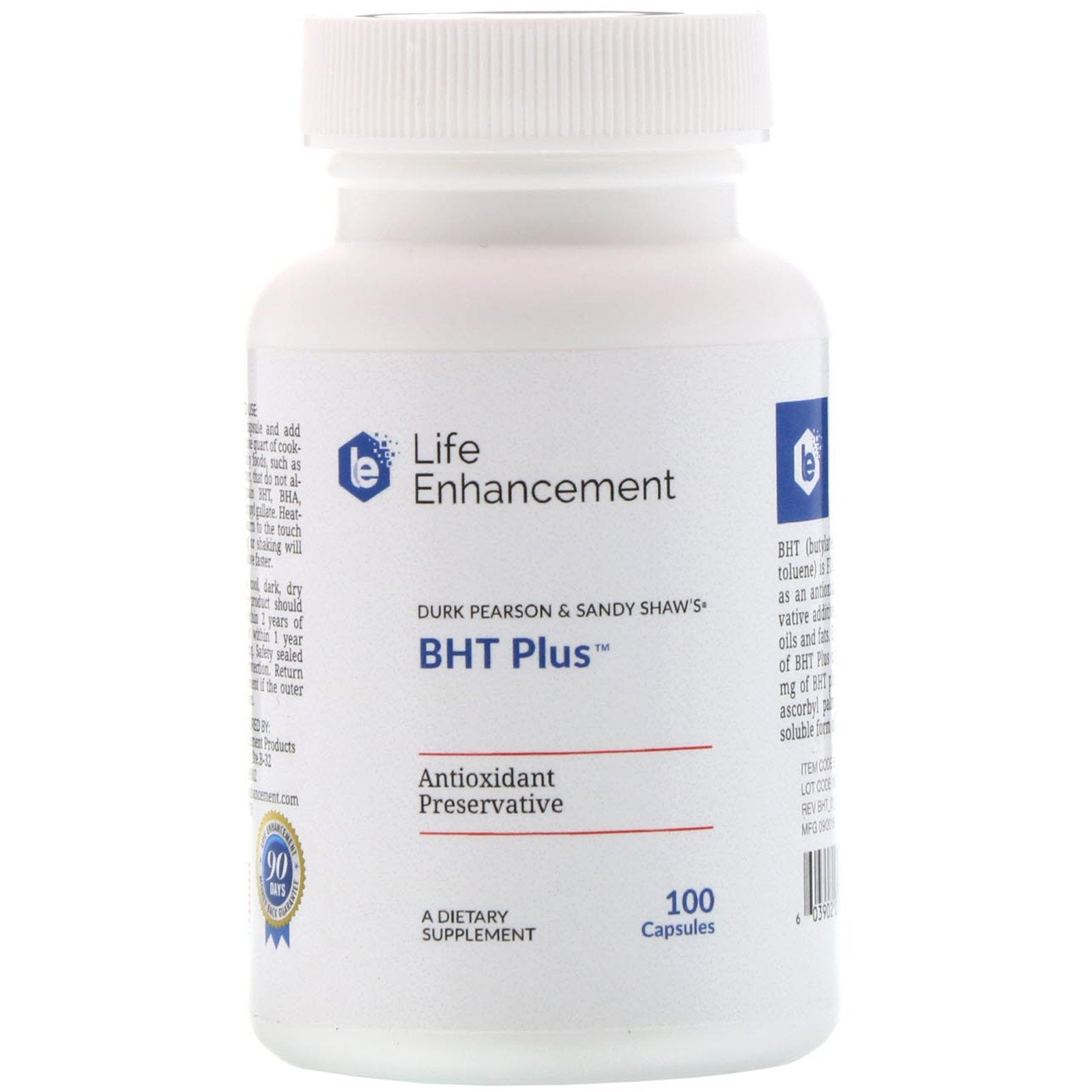 Life Enhancement, Durk Pearson & Sandy Shaw'S Bht Plus , Capsules