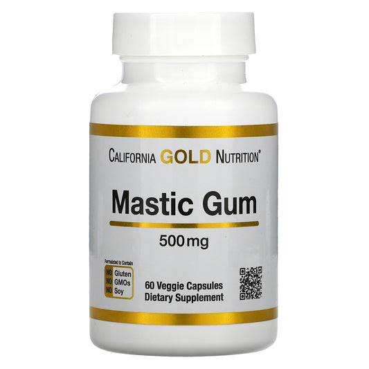 California Gold Nutrition, Mastic Gum, 500 mgVeggie Capsules