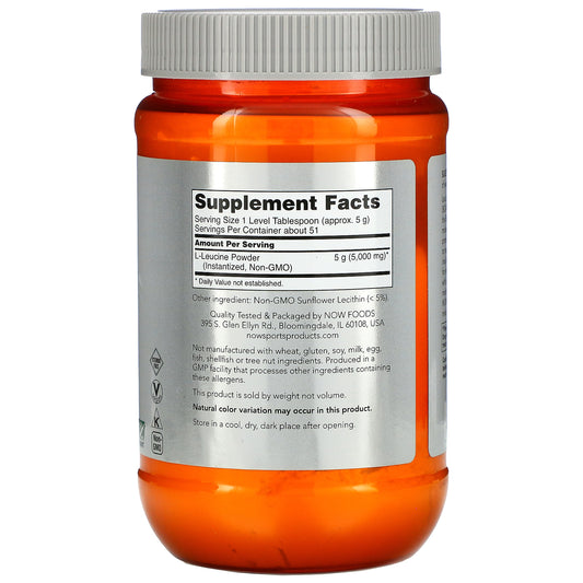 Now Foods, Sports, L-Leucine Powder