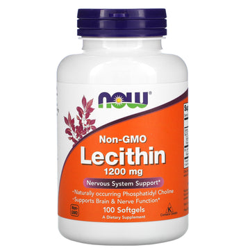 NOW Foods, Lecithin, 1200 mg Softgels