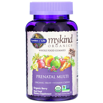 Garden of Life, MyKind Organics, Prenatal Multi, Berry, Vegan Gummy Drops