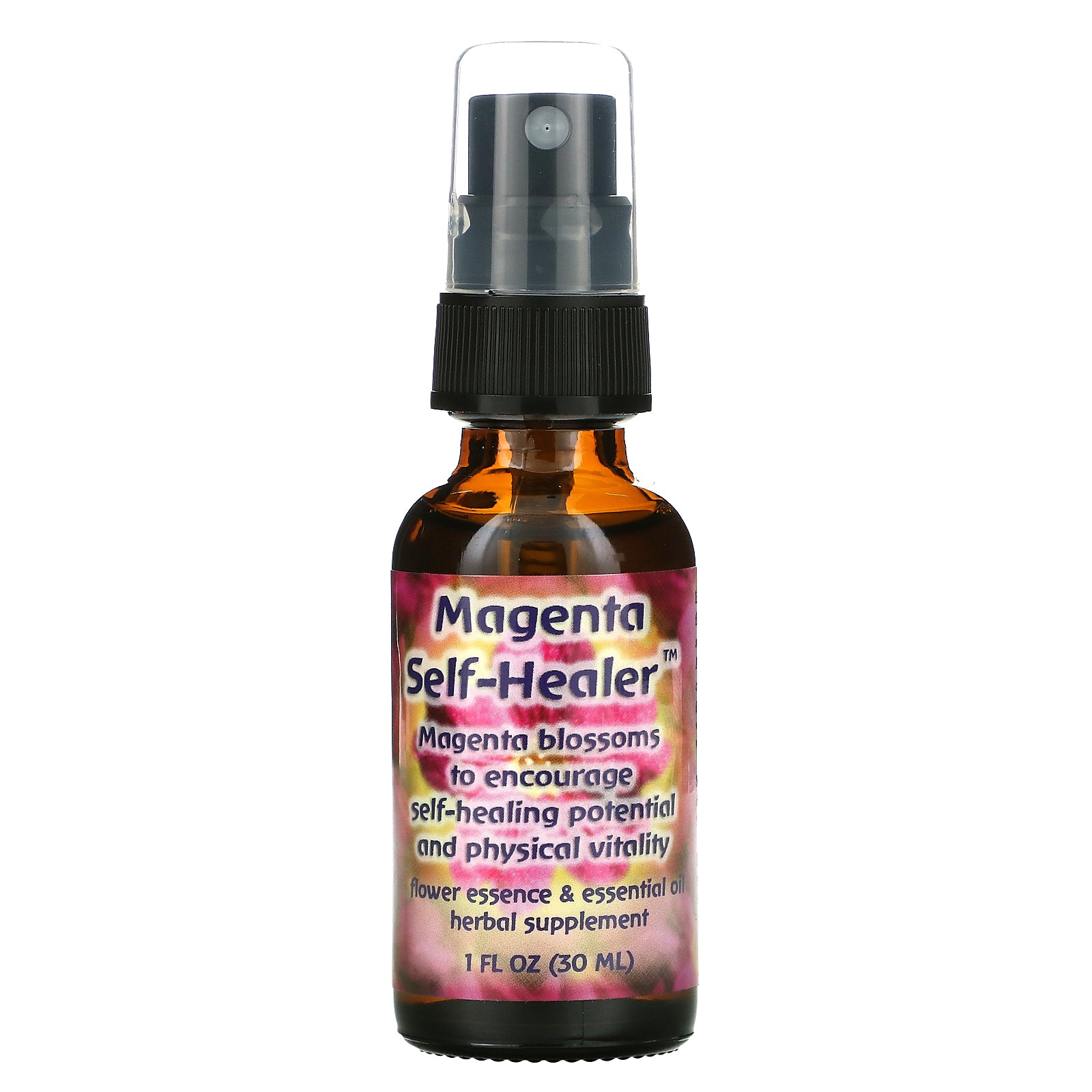 Flower Essence Services, Magenta Self-Healer, Flower Essence & Essential Oil (30 Ml)