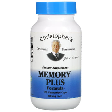 Christopher's Original Formulas, Memory Plus Formula, 400 mg