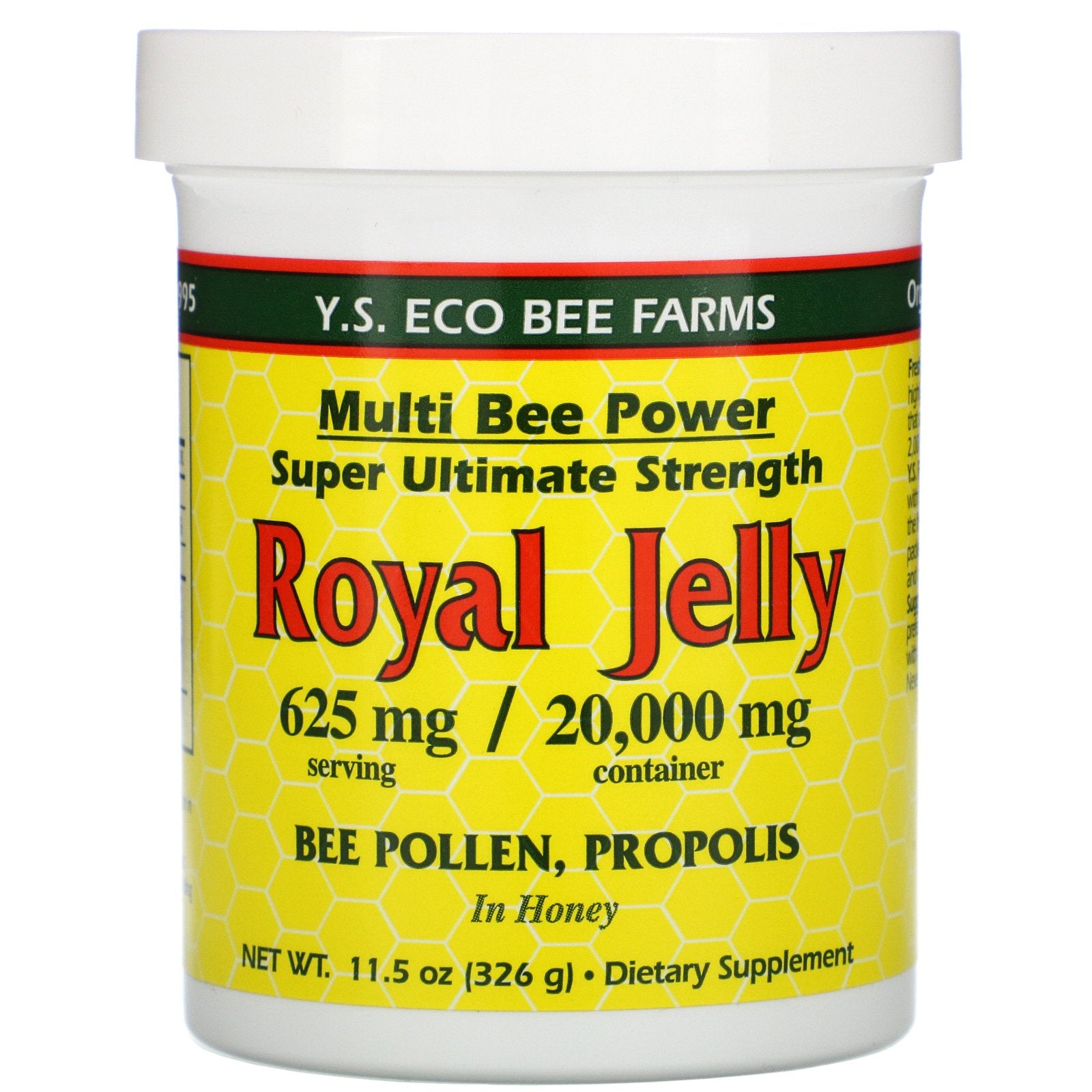 Y.S. Eco Bee Farms, Royal Jelly, 625 mg
