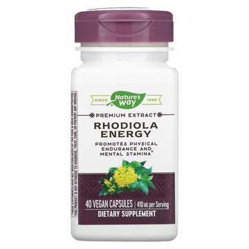 Enzymatic Therapy, Rhodiola Energy, 205 mg, Vegan Capsules