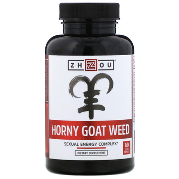 Zhou Nutrition, Horny Goat Weed, Sexual Energy Complex, Veggie Capsules