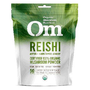 Organic Reishi Mushroom Powder 3.57 Oz By Om Mushrooms