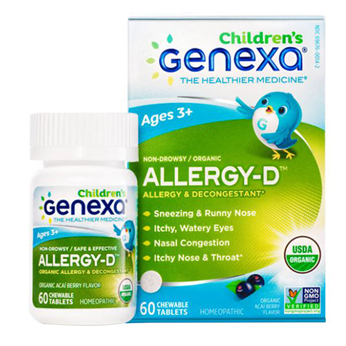 Allergy-D Organic Children 60 Tabs By Genexa