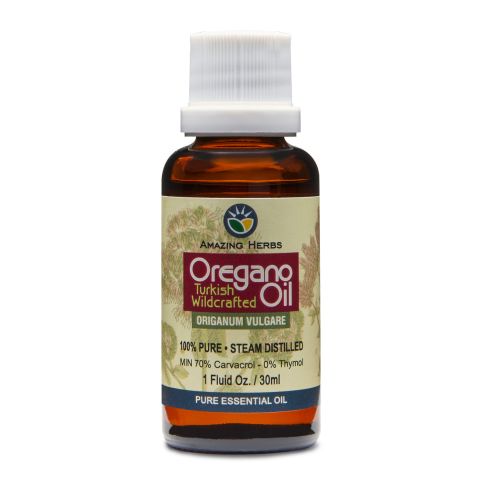 Black Seed 100% Pure Oregano Oil 1 oz By Amazing Herbs