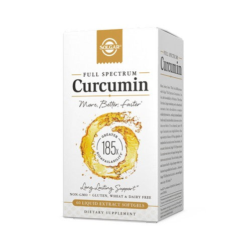 Full Spectrum Curcumin 60 Soft Gels By Solgar