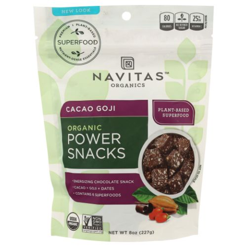 Power Snack Cacao Goji Superfood 8 Oz By Navitas Organics