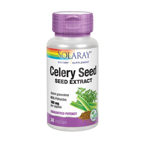 Celery Seed Extract 30 Caps By Solaray
