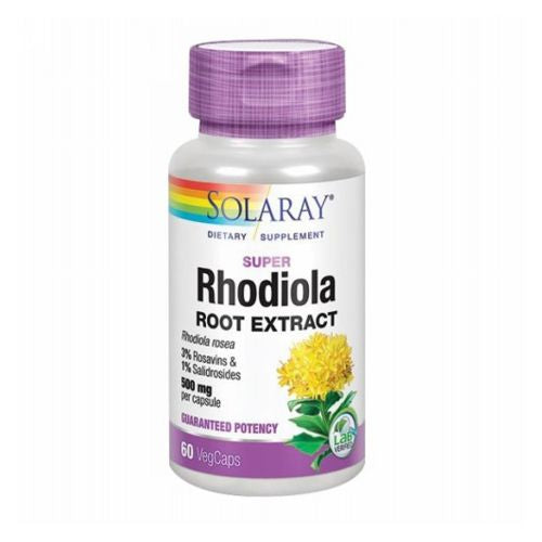 Super Rhodiola Extract 60 Caps By Solaray
