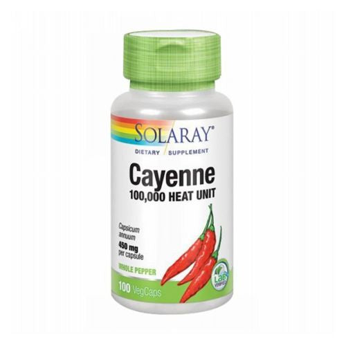 Cayenne 100 Caps By Solaray