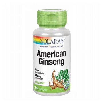 American Ginseng 50 Caps By Solaray