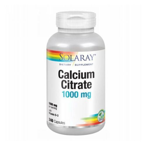 Calcium Citrate 240 Caps By Solaray