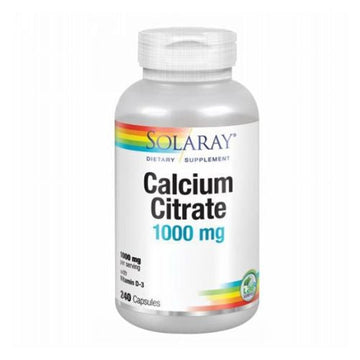 Calcium Citrate 240 Caps By Solaray