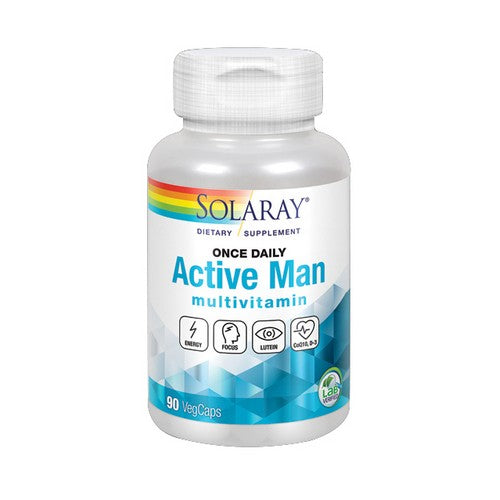 Once Daily Active Man 90 Caps By Solaray