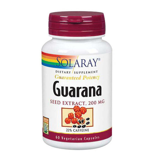 Guarana Seed Extract 60 Caps By Solaray