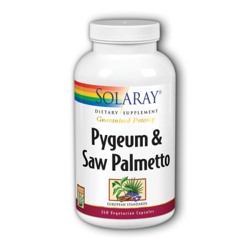 Pygeum & Saw Palmetto 240 Caps By Solaray