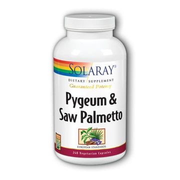 Pygeum & Saw Palmetto 240 Caps By Solaray