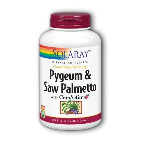 Pygeum & Saw Palmetto 180 Caps By Solaray